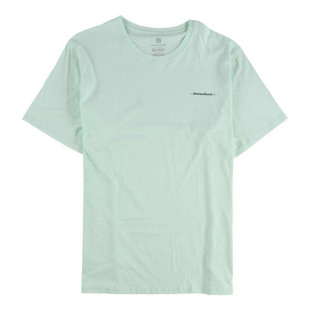 Tori Richard Mens Solid Basic T-Shirt, Green, S, DM